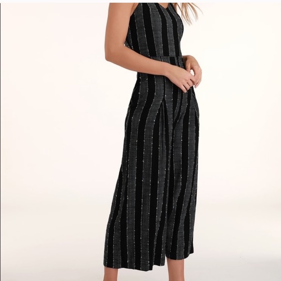 Lulus Karol striped jumpsuit NWT - Picture 4 of 8